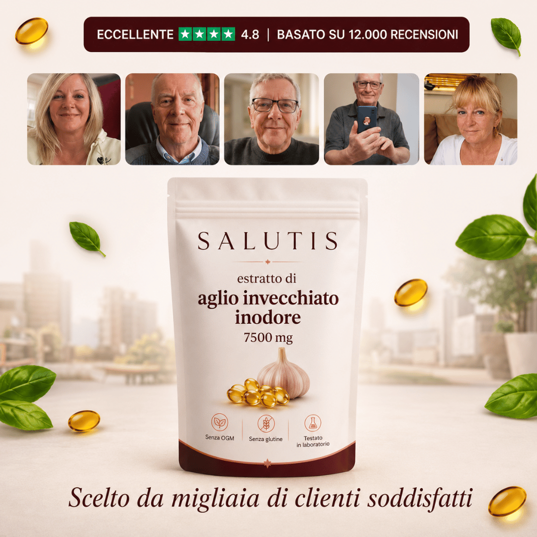 Estratto di Aglio Invecchiato — Supporto Clinico per la Pressione Sanguigna Prima di Ricorrere ai Farmaci