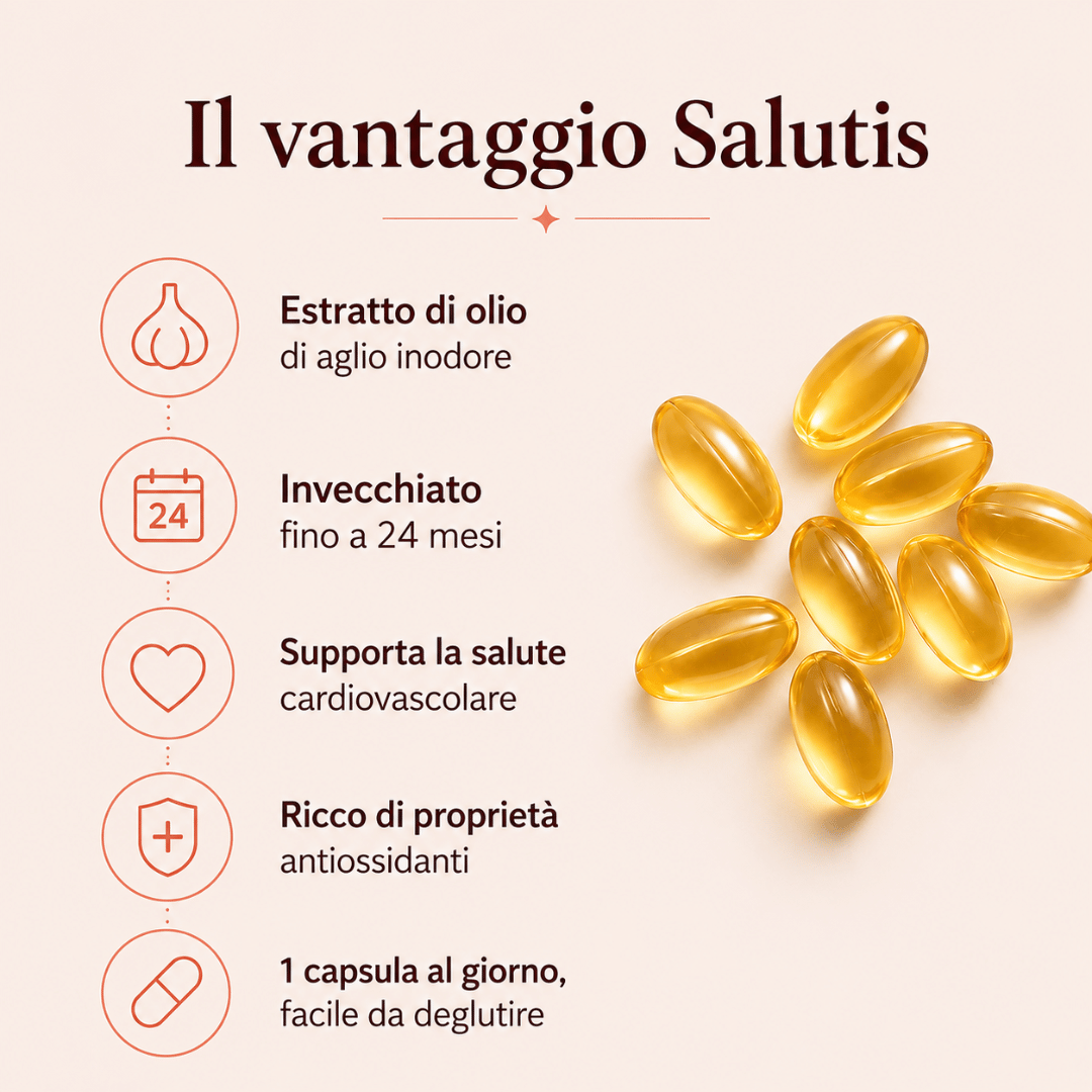 Estratto di Aglio Invecchiato — Supporto Clinico per la Pressione Sanguigna Prima di Ricorrere ai Farmaci