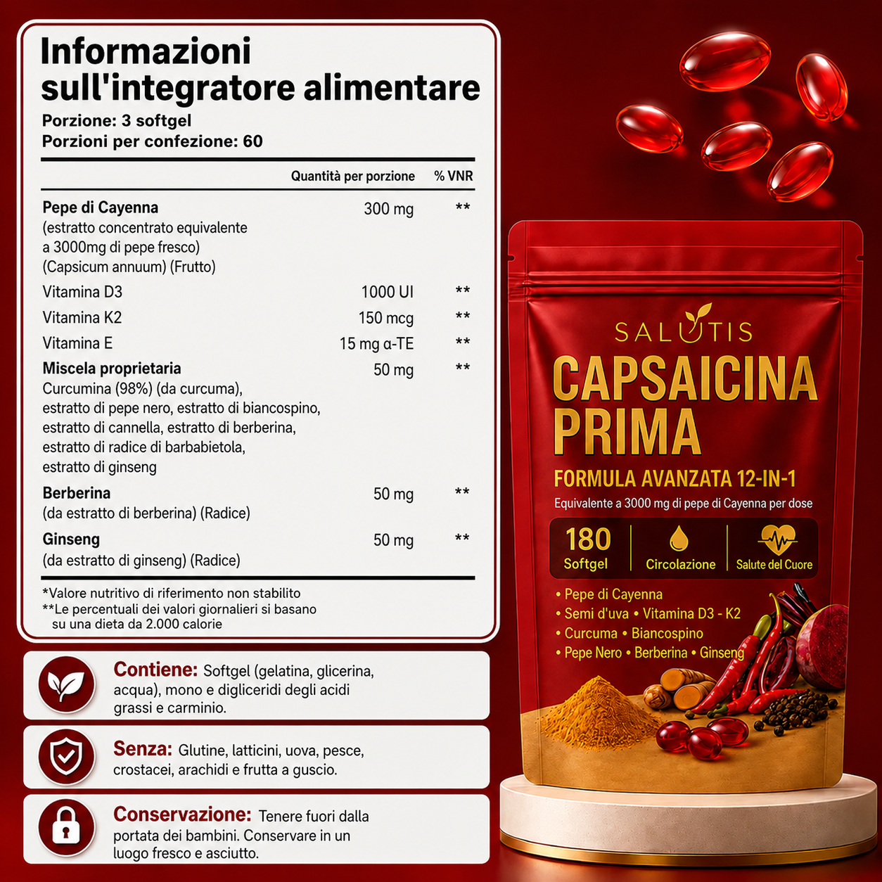 Salutis - Capsaicina Prima